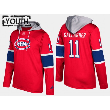 Criança Montreal Canadiens Brendan Gallagher 11 N001 Moletom com Capuz Sawyer